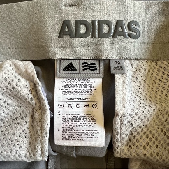 Men’s Adidas 10” Golf Shorts Gray Size 28 - Picture 8 of 10